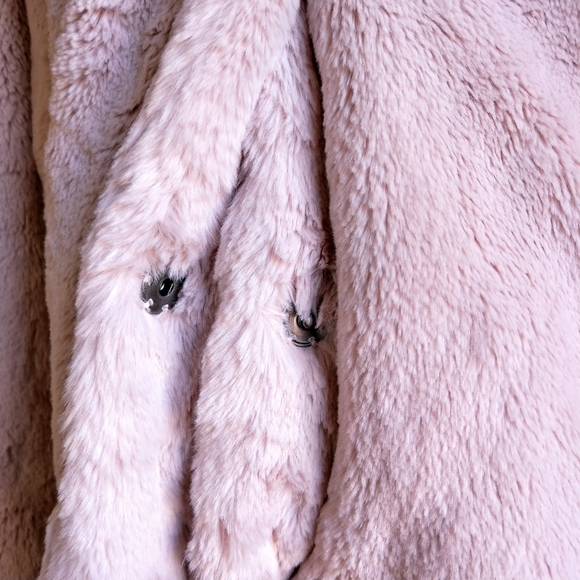 💥LAST 1💥NWT LUCKY BRAND BLUSH PINK TEDDY COAT - Picture 3 of 7